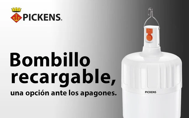 Bombillo recargable, una opción ante los apagones
